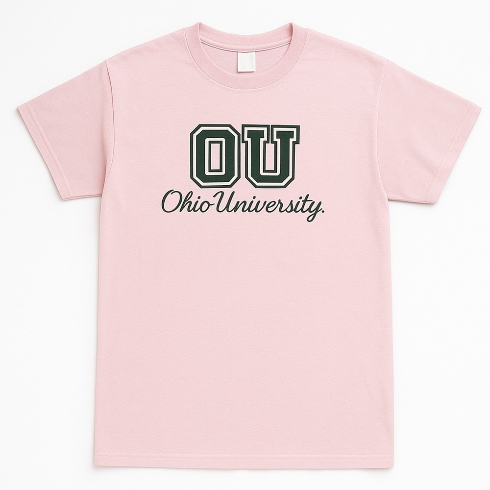 Light Pink Ohio University Short Sleeve T-Shirt